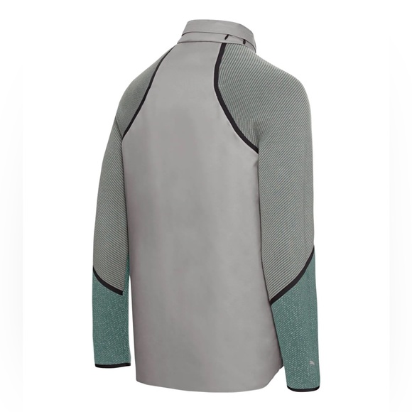 NWT $465 Porsche Design Insulated jacket Steeple Grey Small S trench down jacket - Picture 6 of 12